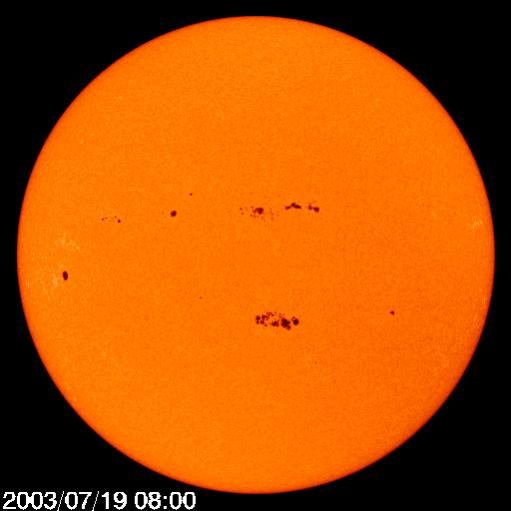 THE SUN LOOKED LIKE THIS THE DAY I WON CQWW VHF CONTEST SINGLE OPERATOR LOW POWER , 1st PLACE INDIANA 2003