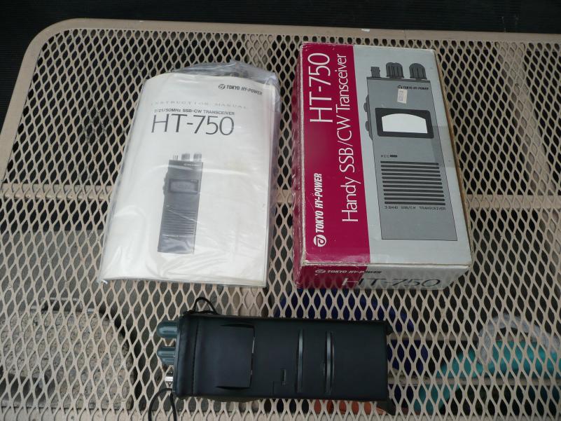 Tokyo Hi-Power HT-750. 6m/15/40m cw/ssb HT. Cool little radio with an extremely hot receiver.