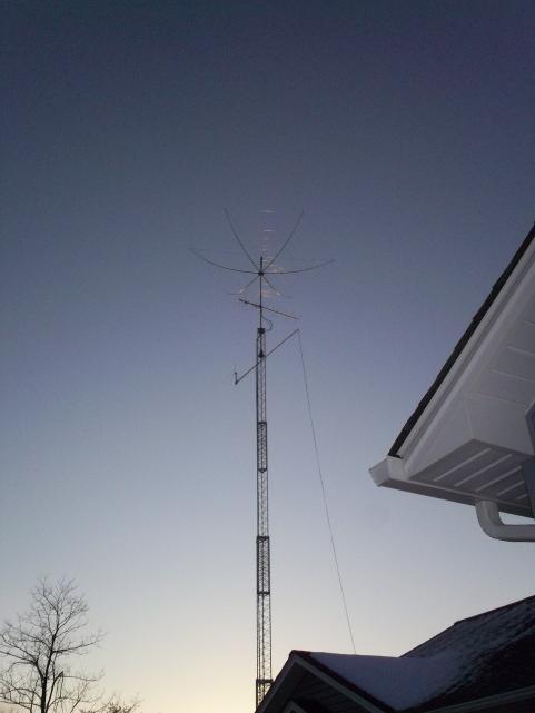 Tower in the Sun set.