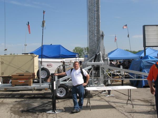 Trailer mounted tower