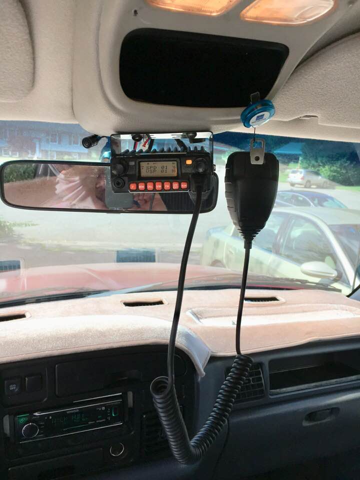 Tri-Band Ham Radio Fitment