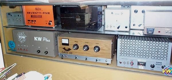 Tube amplifiers in showcase (part of my collection) ALL tubes NOS or 100% +.  All work-full output