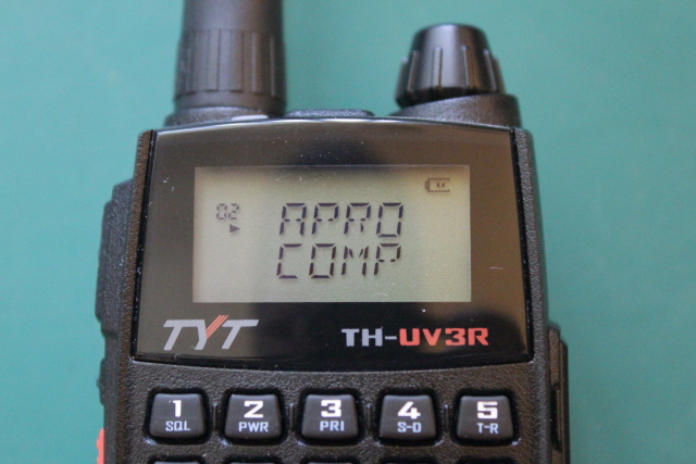 TYT TH-UV3R Compander setting