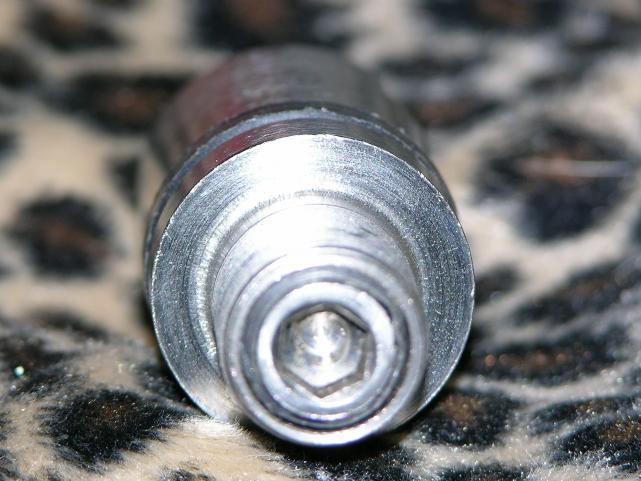 unbreakable stainless mounting stud Jerry made.