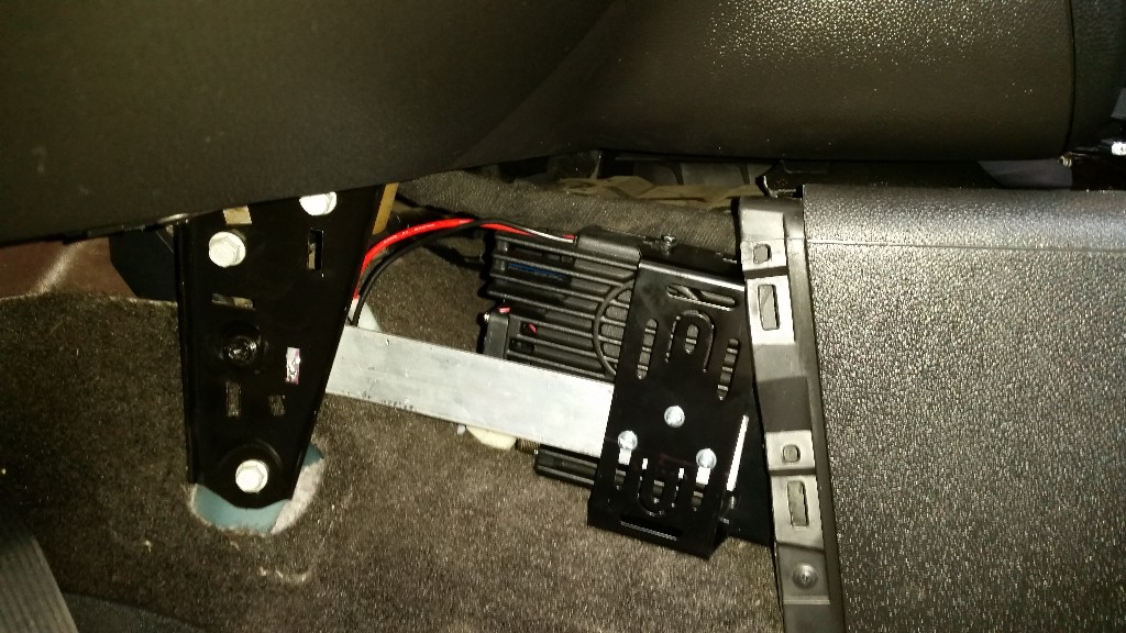 Under Dash mount.