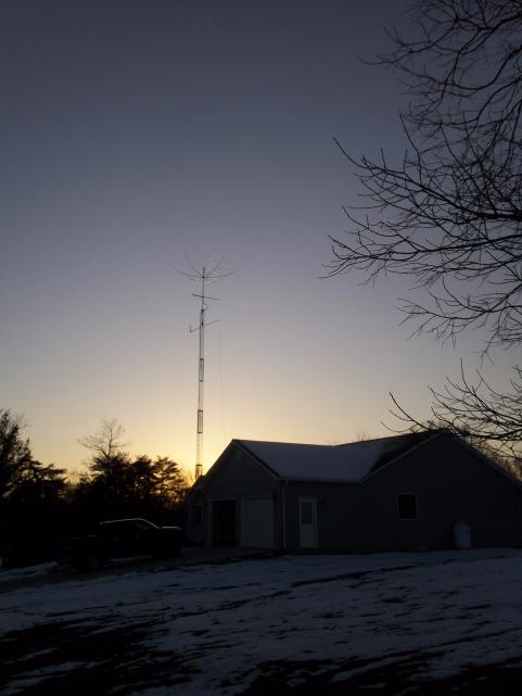 WV4L QTH in the Sun set.